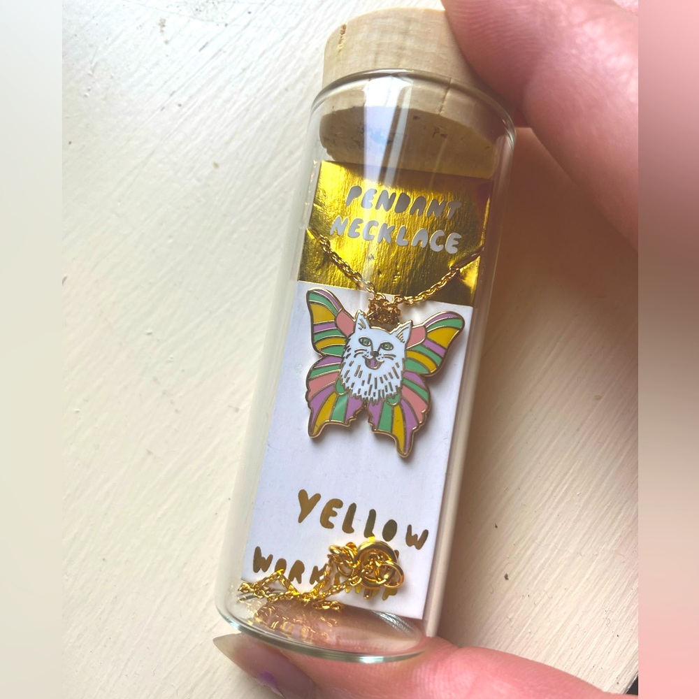 22kt gold gilded “Catterfly” necklace